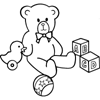 Bear Baby Napkins