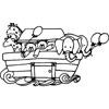 Noahs Ark Baby Napknis