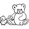 Bear Theme Baby Napkins