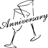 Printed Anniversary Napkins