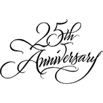 Custom Wedding Anniversary Napkins Silver