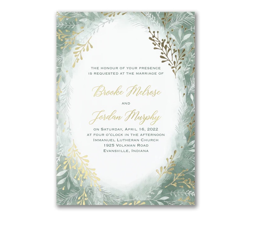 Botanical Wedding Invitations