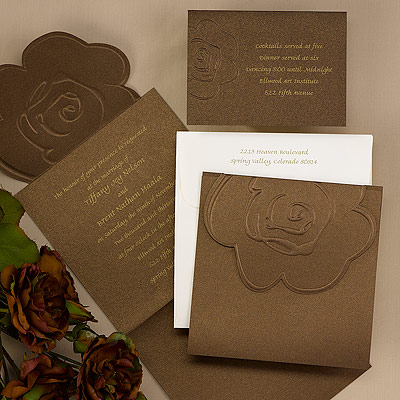 Brown Wedding Invitations
