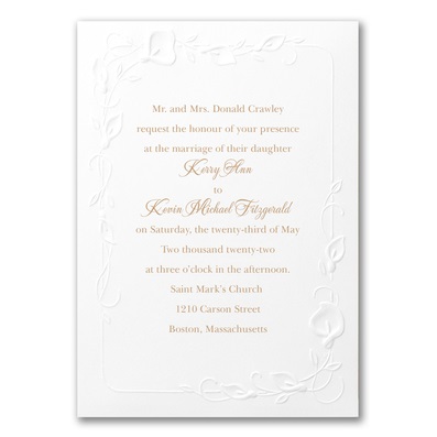 Calla Lily Wedding Invitations