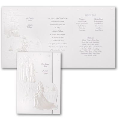 Cinderella Castle Wedding Invitation