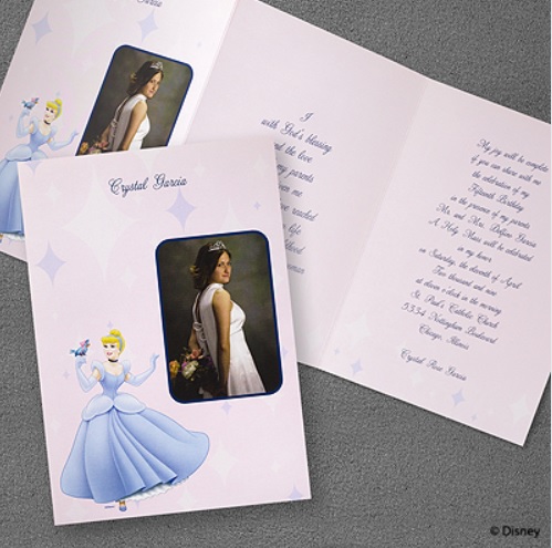 Cinderella Baby Invitations 