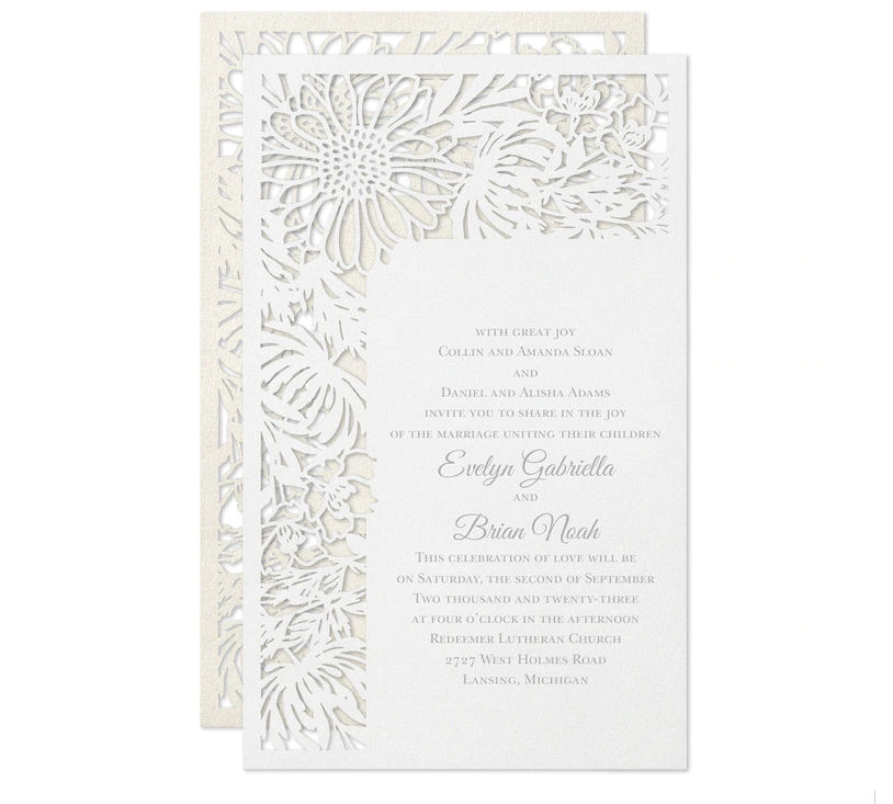 Daisy Wedding Invitations