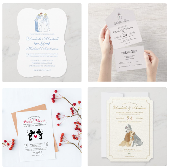 Disney Wedding Invitations