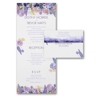 Hydrangea Wedding Invitations