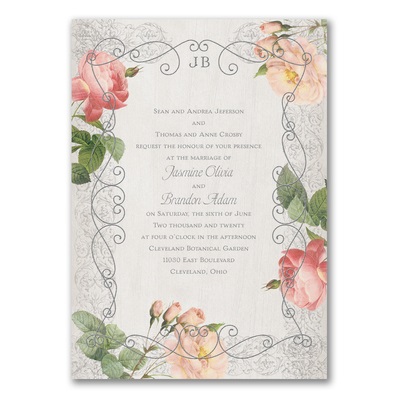 Invitations with Roses