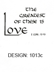 The Greatest of these is Love Napkins