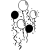 Birthday Balloons Party Napkins