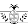 Pineapple Wedding Napkins Tropical