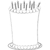 Birthday Cake Napkins
