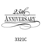 25th Anniversary Napkin