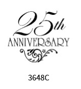 25th Anniversary Napkin