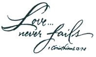 Love Never Fails Wedding Design