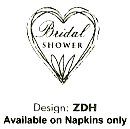 Bridal Shower Party Napkins