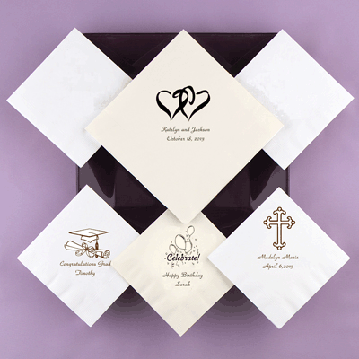 Personalized Wedding Napkins