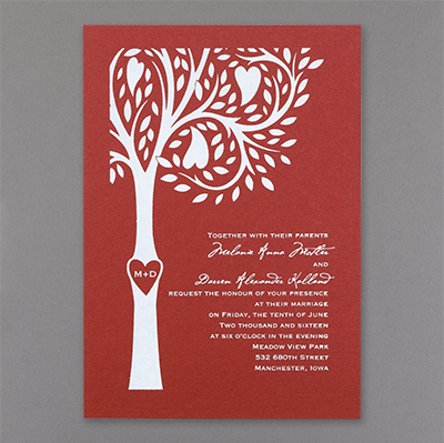 Red Wedding Invitations