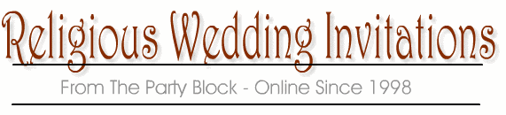 Religious Wedding Invitations