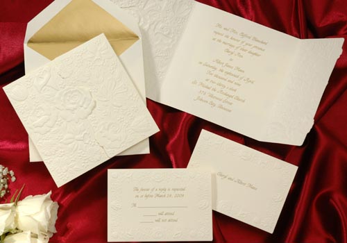 Rose Wedding Invitations