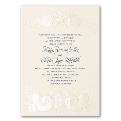 Seashell Invitations