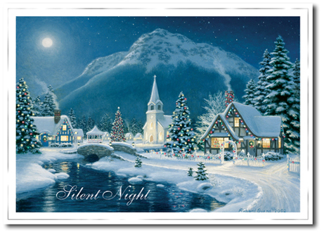 Snow Scene Christmas Cards
