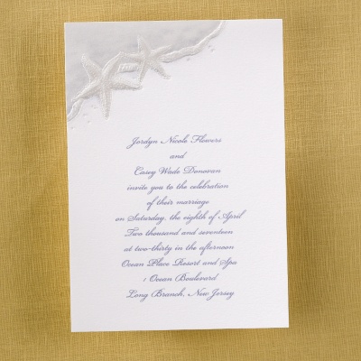 Starfish Wedding Invitations