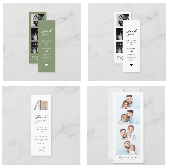 Wedding Bookmarks