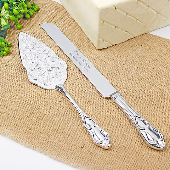 Wedding Cake Knife Set