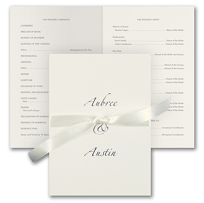 Wedding Ceremony Programs