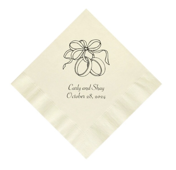 Wedding Ring Napkins