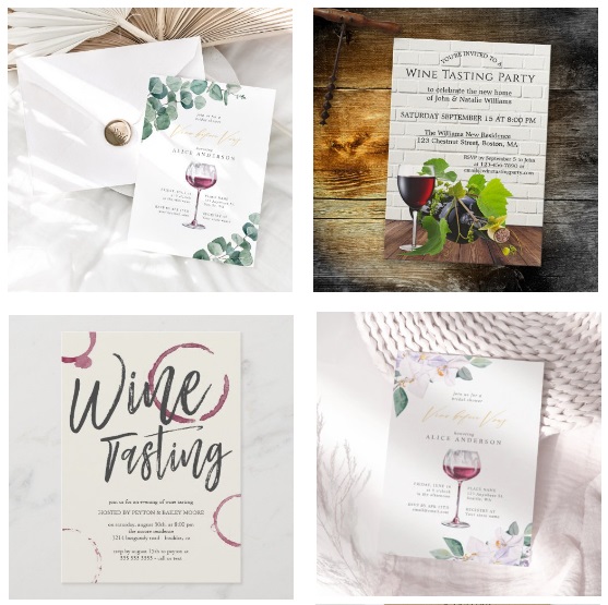Wine Theme Invitation